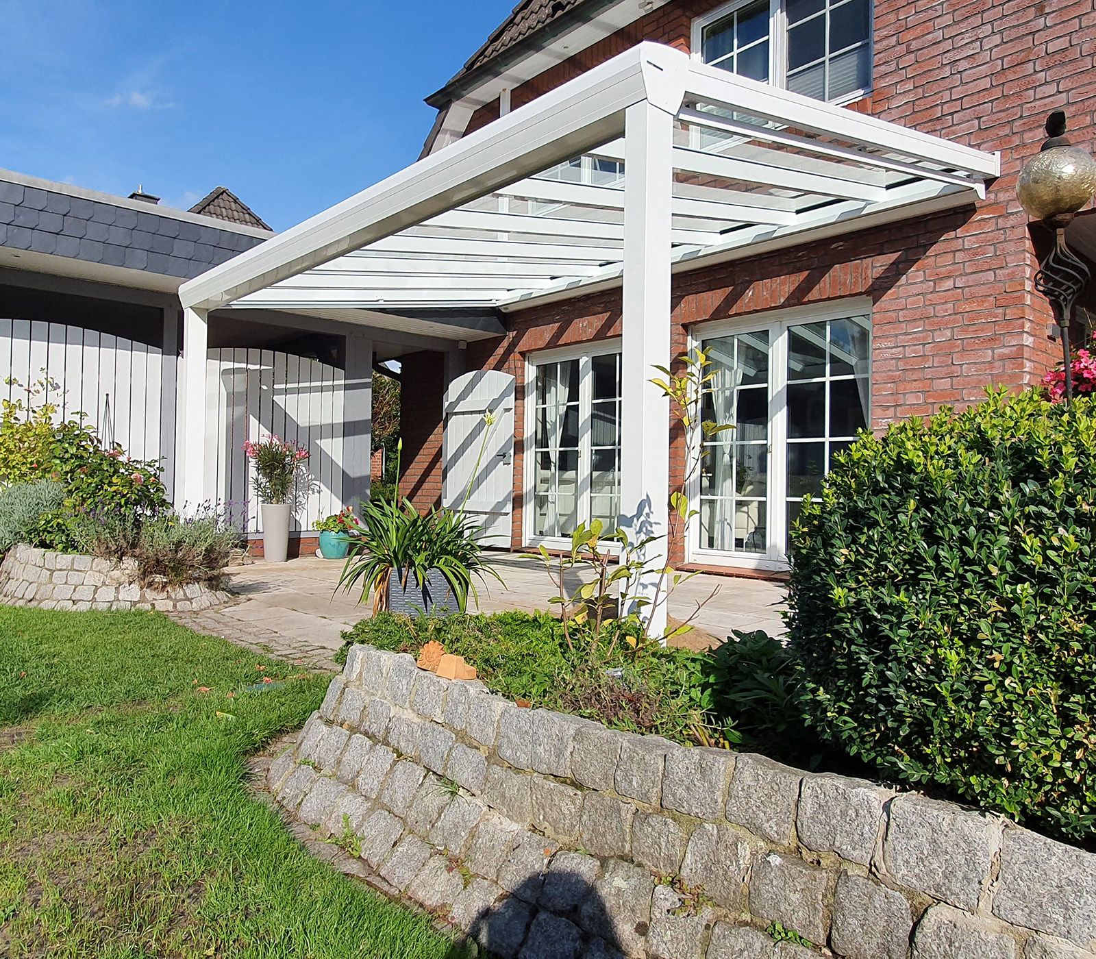 Terrasse aus Aluminium